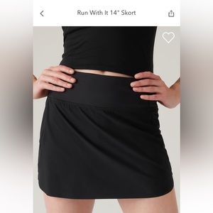 Athleta Run With It Skort 14”